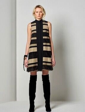 Hanley Mellon SZ 4 Mallorca Jacquard Swing Dress ($545)